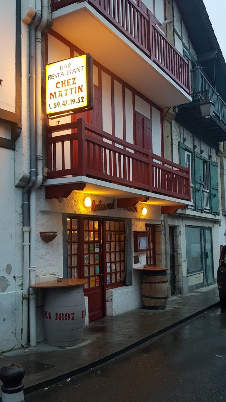 Restaurant Chez Pablo Saint Jean De Luz “Chez Mattin”, Ciboure France | Jim Drohman