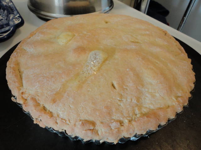 The tourte is finished.